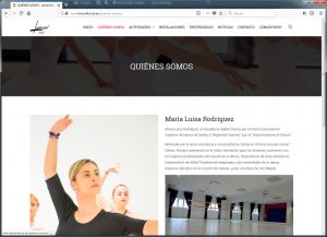 Lemari Danza, web corporativa y folletos promocionales. Crearia Marketing