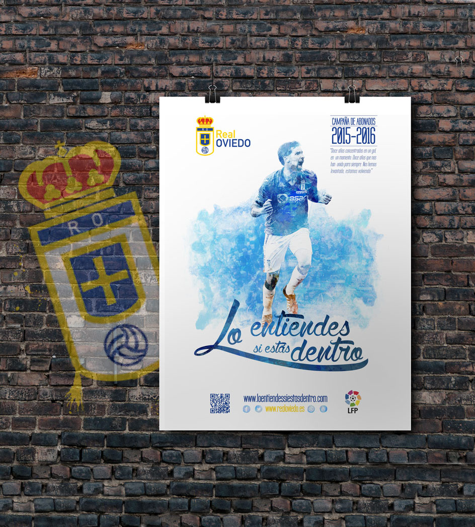 Real Oviedo. Campaña de abonados 2ª división. Crearia Marketing